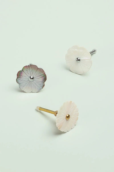 Blooming Mother of Pearl Cabinet Knob
