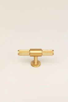 Mayfair Gerändelter Messing-T-Griff