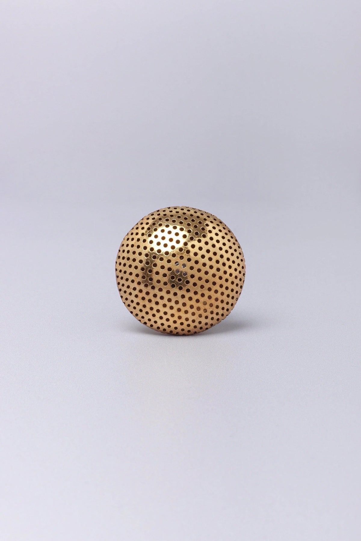 Mughal Brass Textured Cabinet Knob — lifestyle view, G Decor
