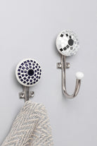Niva Mosaic Glass and Mirror Tile Wall Hook — G Decor
