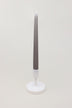Nordlys Matte Grey Tall Taper Candles — close-up view, G Decor