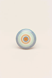 Positive Energy Radiance Patterned Ceramic Cabinet Knob