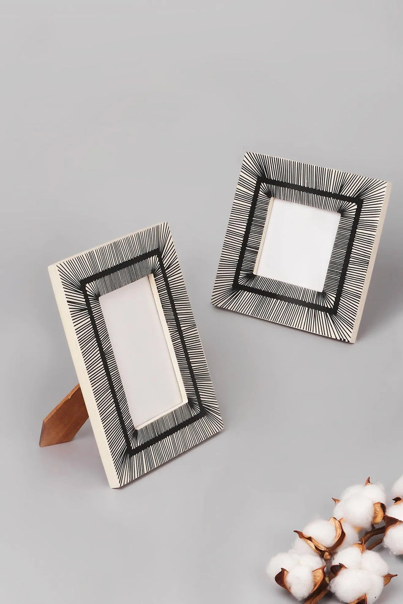Prisma Black Stripes Photo Frame