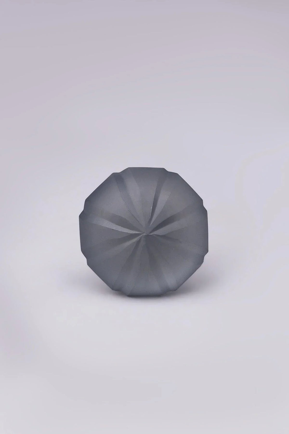 Tuscany Umbrella Matte Glass Cabinet Knob, Shadows — lifestyle view, G Decor