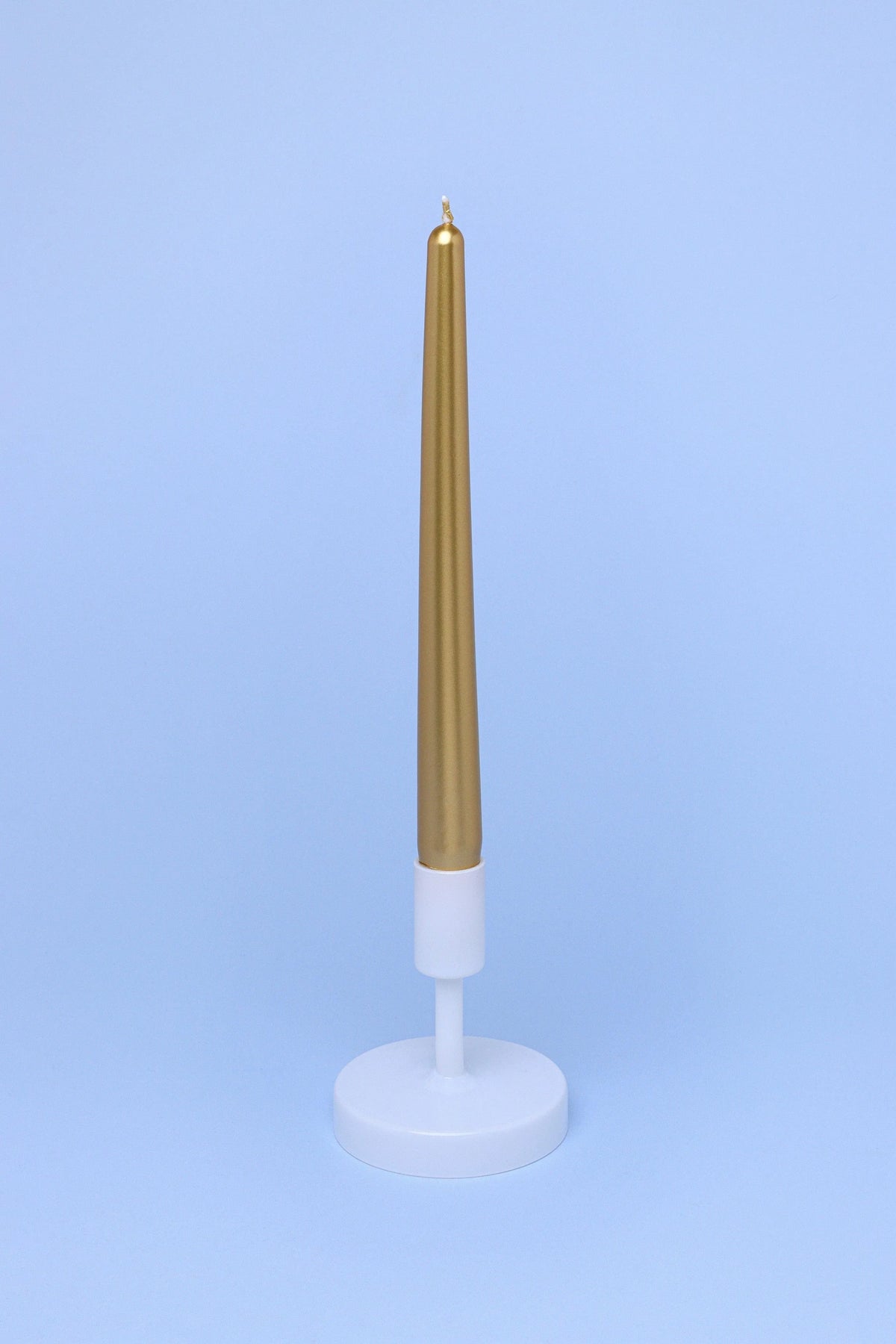 Velaré Golden Hour Tall Opaline Taper Candles — close-up view, G Decor