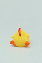 Farmhouse 3D Chicken Hen Candle in Yellow or White — close-up view, G Decor